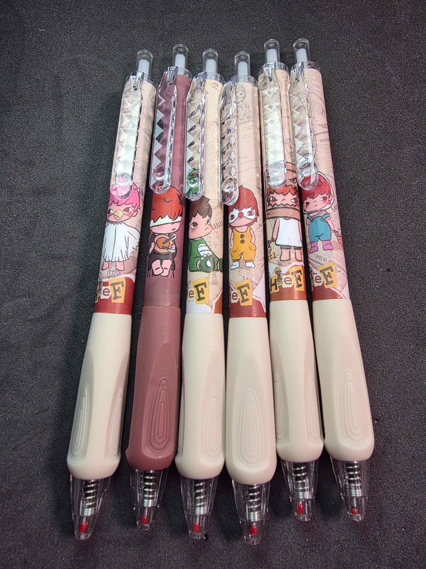 New Hirono Pop Mart pen box set of 6