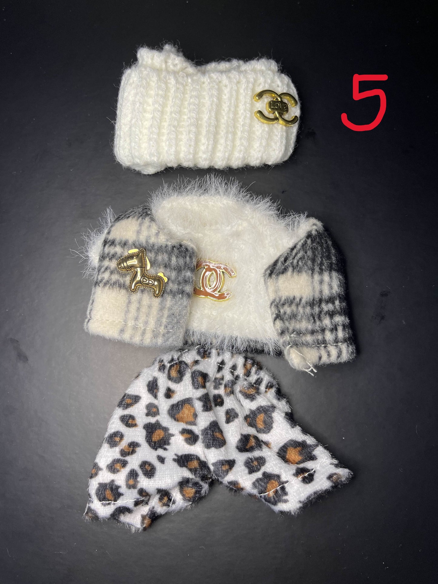 CC-Chanel Outfits (17cm)
